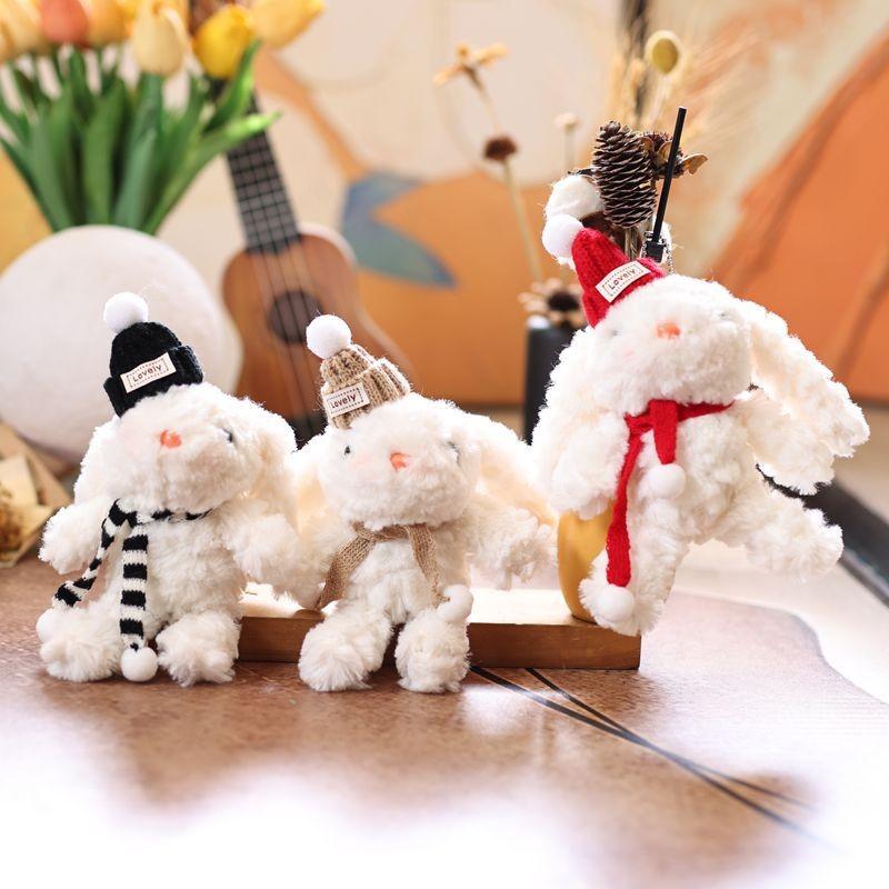 Cute Rabbit Doll Pendant With Pp Cotton Filling For Bag Decoration And Gifts