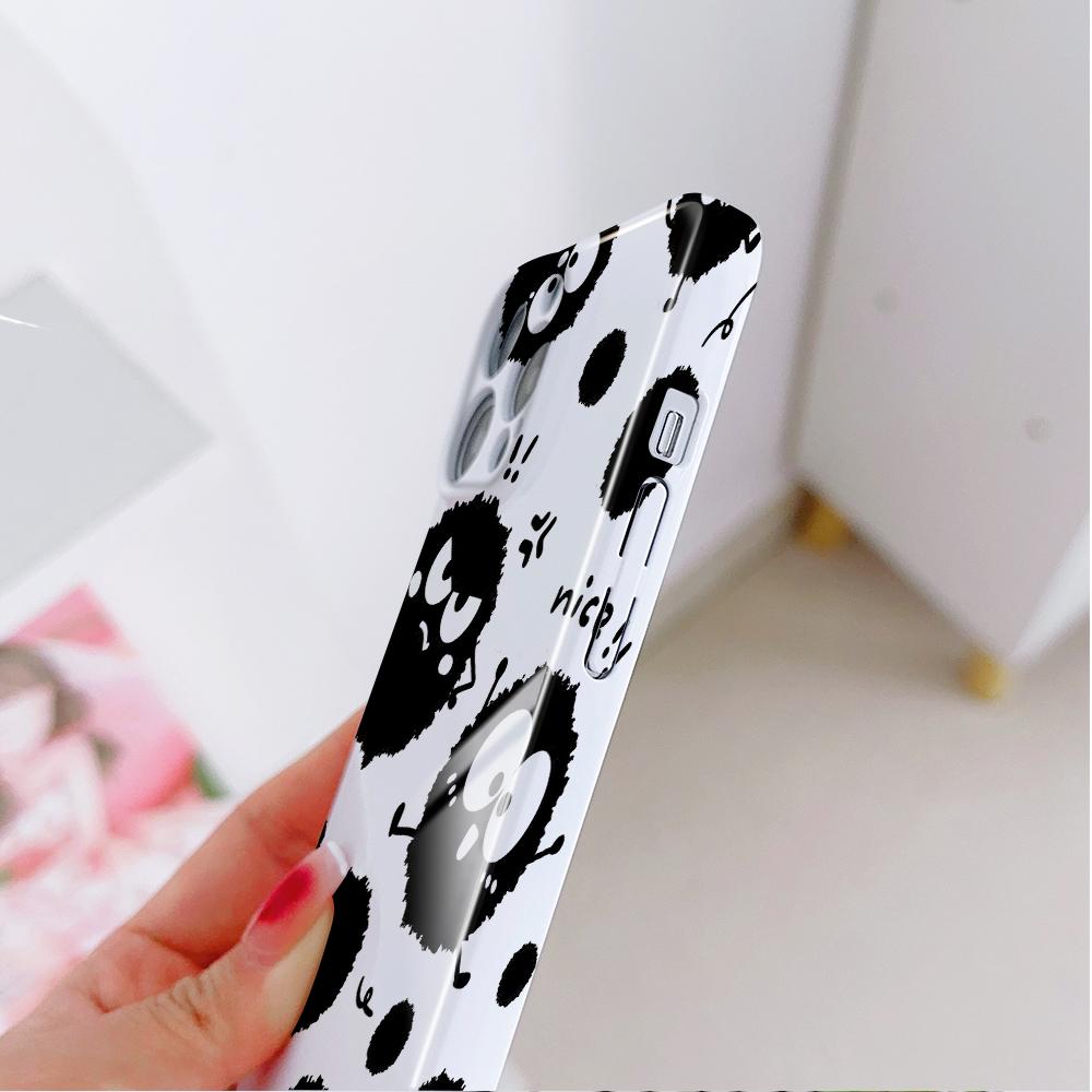 All-inclusive Film Handyhülle Cartoon Mode Design Hartschale Vollständige Abdeckung Kameraschutzhülle für iPhone Huawei Honor Vivo Google