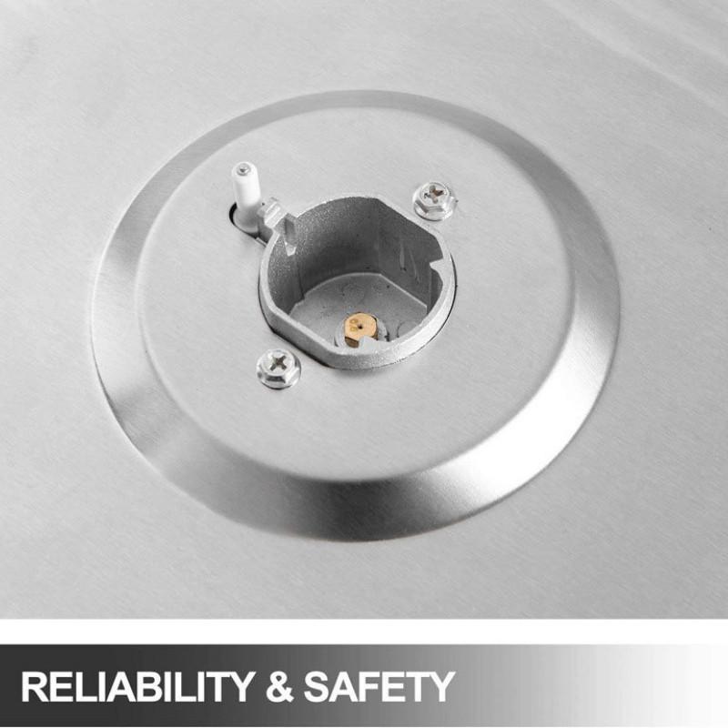 3.3kw/1.75kw Cookware Gas Cooker Household Embedded Stove Stainless Steel Panel Gas Stove Kitchen Cooking Appliance