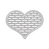 Love Frame Wall Background Metal Silvery Stencil Embossing Cutting Dies For Diy Scrapbooking Paper Album Cards Making