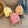 Small Fresh Corduroy Shoulder Ins Mini Backpack Female Korean College Student Mori Simple Double Backpack