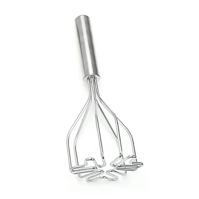 Kitchen Gadget Creative Mud Press Masher Puree Juice Maker Stainless Steel Potatoes Crusher Pusher Fruit Tools