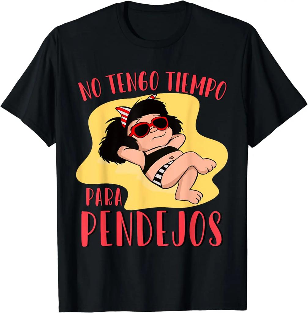Nemám čas na debily vtipné feministické tričko Mafalda