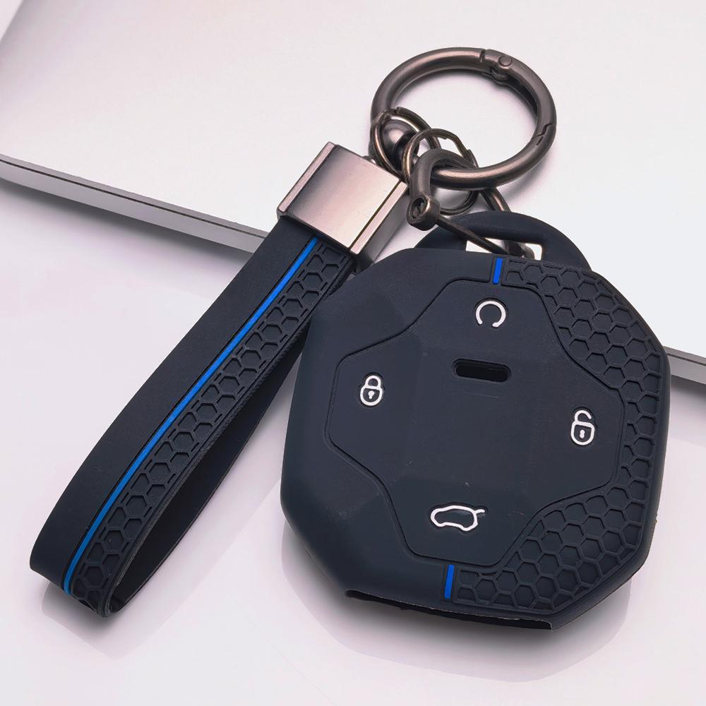 Portachiavi Copri Telecomando per Jetour Shanhai T2 L9 T3 Traveler Dashing Superficie Antigraffio Struttura Antiurto Texture Morbida al Tatto Design Facile da Installare