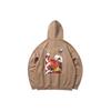 Li Ning Sweatshirts Men's Gingerbread Brown Hooded Moderate Regular AWDQC31-3