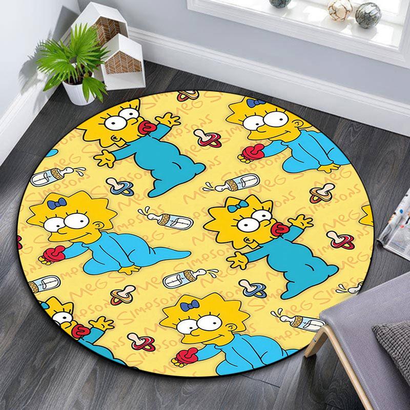 Maggie Pattern Round rug,Carpet Rug for Living Room Bedroom Playroom ,Non-slip Floor Mat,Holiday Gifts and Birthday Gifts.