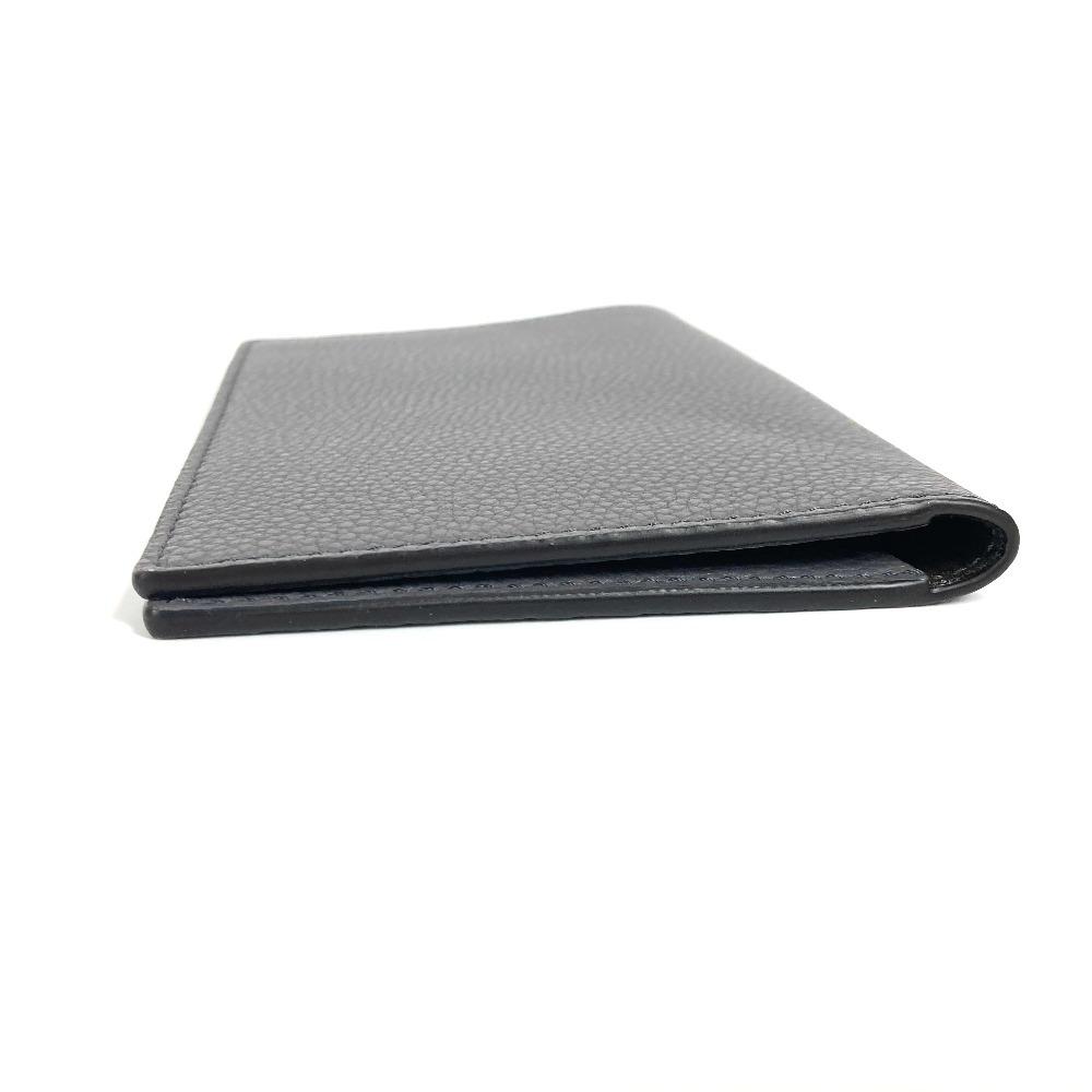 FENDI logo Cover Stationery passport case Leather gray