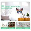 Butterfly Wall Decor Home Butterflies Sculpture Iron Decoration Outdoor Wrought Metal