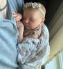 20 Inch 3D Skin with Visible Veins Like Real Soft Silicone Asleep Reborn Baby Doll Toy For Girl Cloth Body Kid Birthday Gift