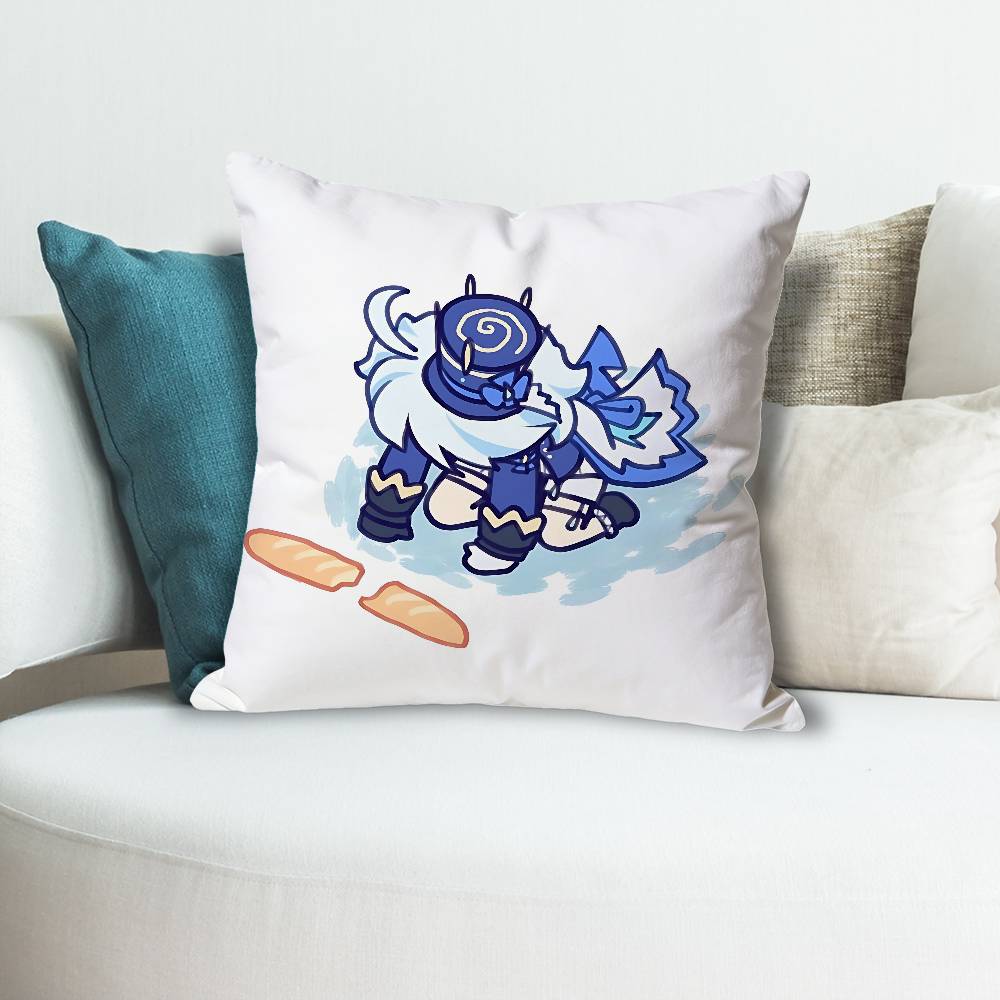 

GGenshin Impact FFurina Various Sizes Square Pillow Case For Car Home Bedchamber Decor Custom Valentine gift 30x30 cm