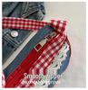Korean Style Plaid Shoulder Bag - Cute, Fashionable, Versatile Underarm Bag for Women