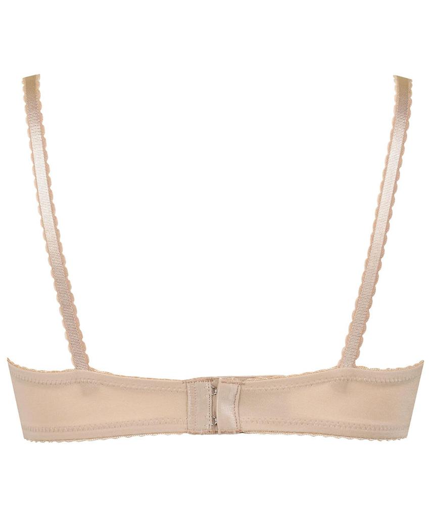 Bra Plump and Natural Roundness for a Cotton Blend On the Skin Side of the Cup Up Small and Large BE F75 [Wing/Wacoal] AA-G Cup, Bust-up, [Natural