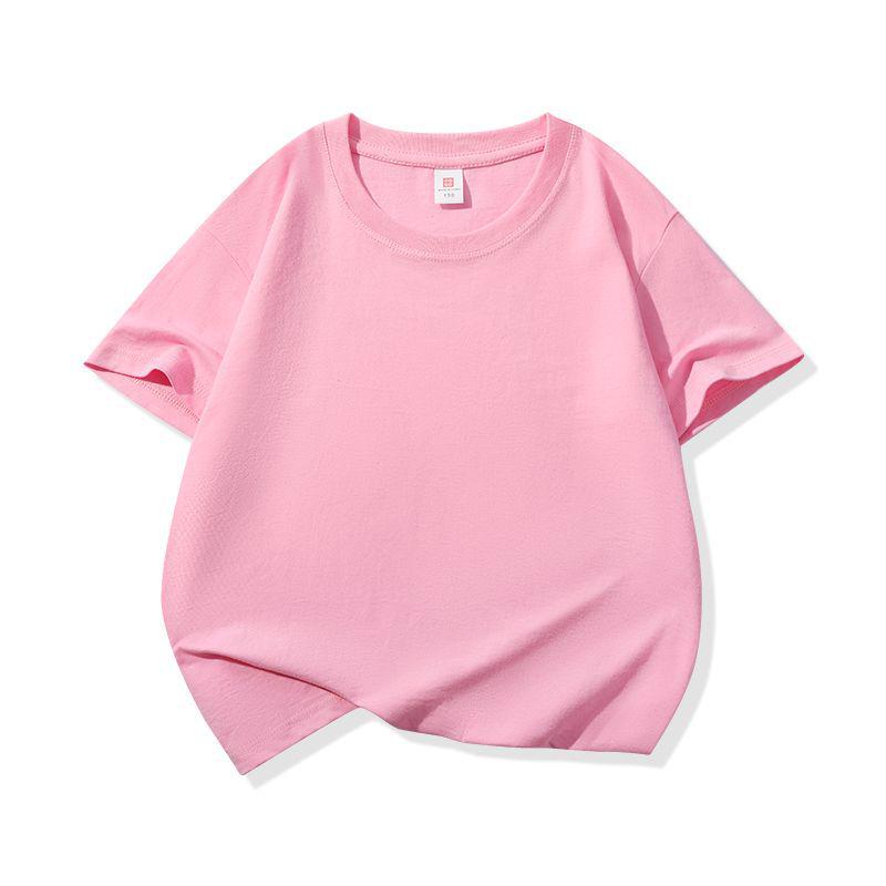 Customizable Kids' Summer Short Sleeve T-shirt with Logo Print