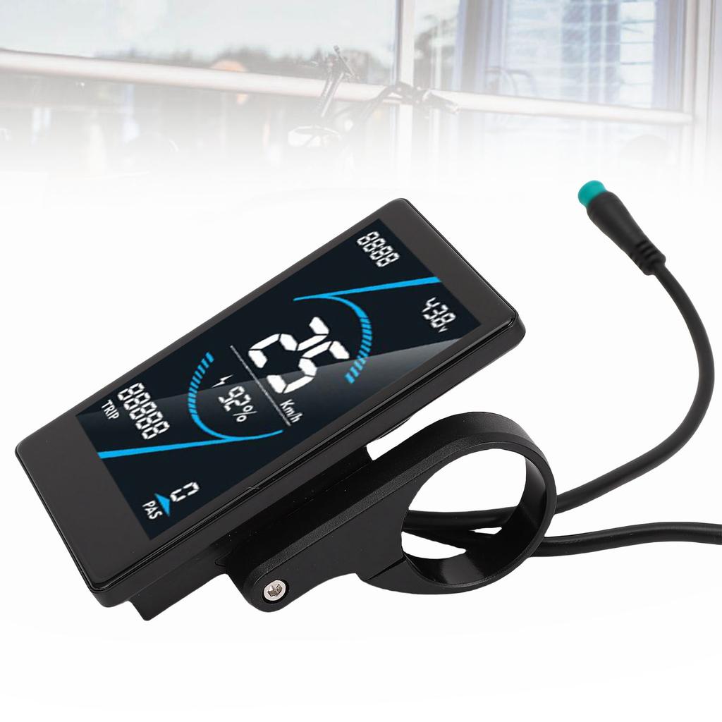 Bike Display Meter Rain Proof 24-72V Multifunctional HD Colorful LCD Screen Electric Cycling Display