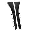 Pair of Rear Window Side Spoiler Decorative Tail Window Side Wing Cover Trim for 3 Series  1 Wagon 2019-2024