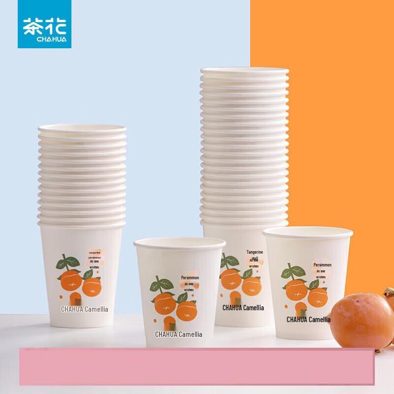 

Chahua Huixiang 218ml Natural Paper Cups, 100 Count