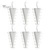 Scarf Hanger Hook V Shaped Double-Sided Closet Organizer, 360 Degree Rotating Multi-Layer Vertical Hanger, with Clutter Reduction Clothes 12 Non-Slip