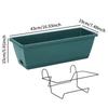 Hanging Flower Pot with Metal Hook Garden Outdoor Garden Plant Pot Balcony Planter for Entrance Railing Deck Vegetable Porch