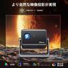 iSinbox 500ANSI Lumens Integrated Gimbal Small Projector Home Ceiling Projection 22000LM 1080P Compatible 6 Small Home Projector Automatic Keystone