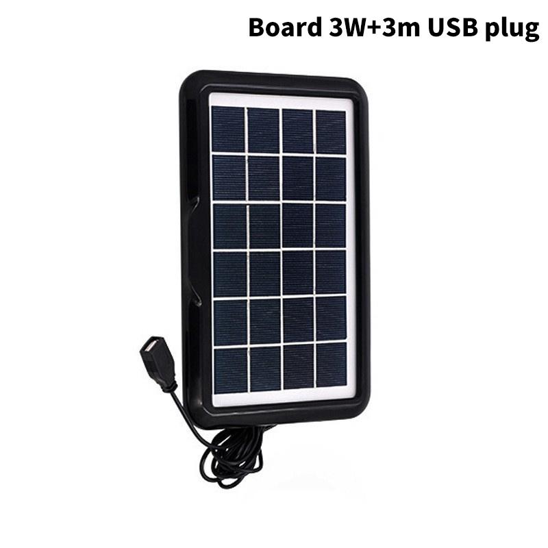 

3 Вт многофункциональная солнечная панель 6 В фотоэлектрическая панель наружное зарядное устройство для мобильного телефона аварийный источник питания для iPhone16 Huawei A3