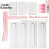 9Pcs/Set Cream Scraper Irregular Teeth Edge DIY Scraper Cake Decorating Fondant Pastry Cutters Baking Spatulas Tools