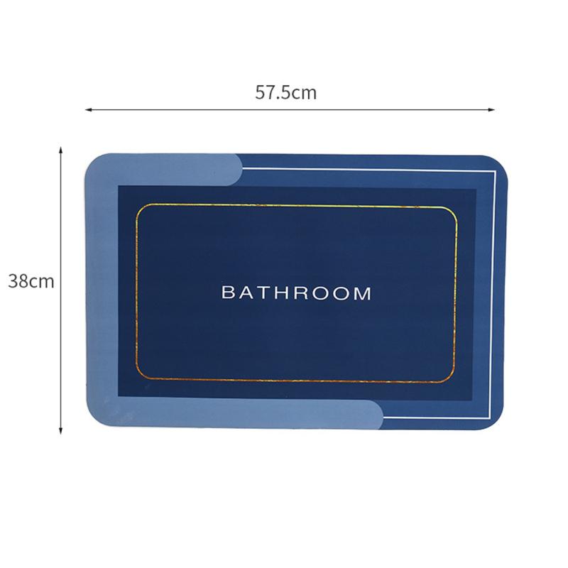 Badezimmer Diatomeenerde Bodenmatte Rutschfest Super Saugfähig Schnell Trocknend Badematten Teppich für Eingang