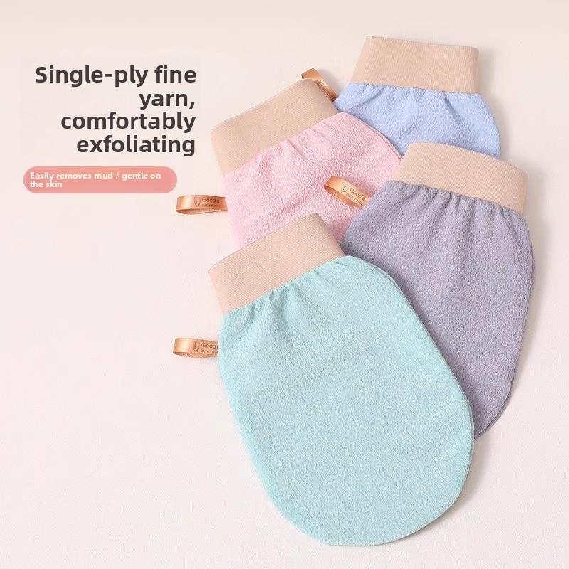 Bath towels, exfoliating bath gloves, household bath towels, double-sided bath gloves, back rubbing gloves