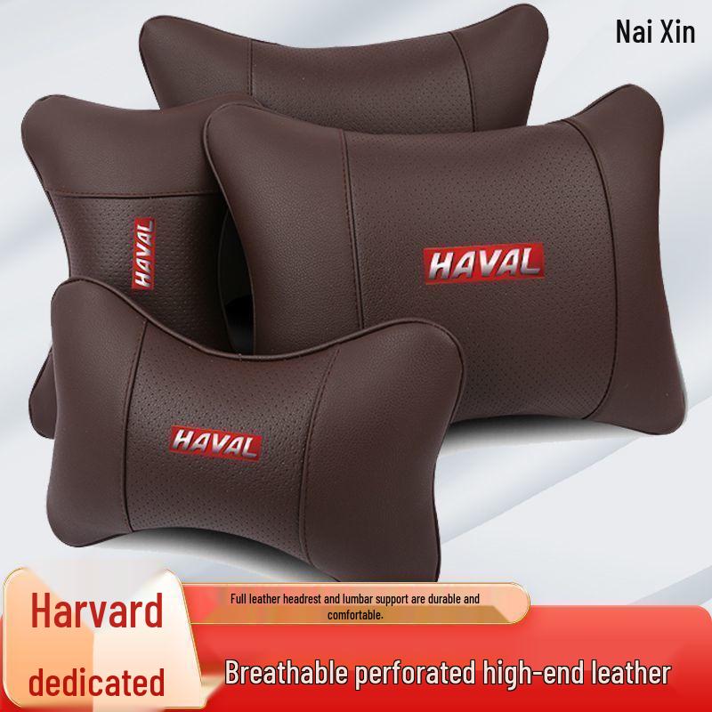 Haval Car Headrest & Lumbar Support Cushion: Fits H6, Big Dog, H9, Mythical Beast, M6, Red Hare, H6S, First Love Models.