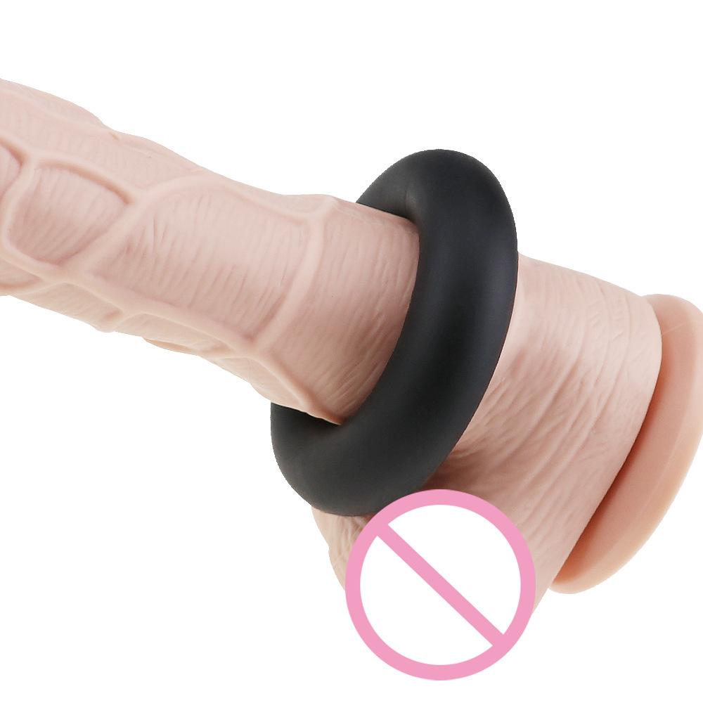 Sexy Liquid Silicone Cock Rings Penis Lasting Erection Adult Games Sex Toys for Men Scrotum Testis Restraint Delay Ejaculation