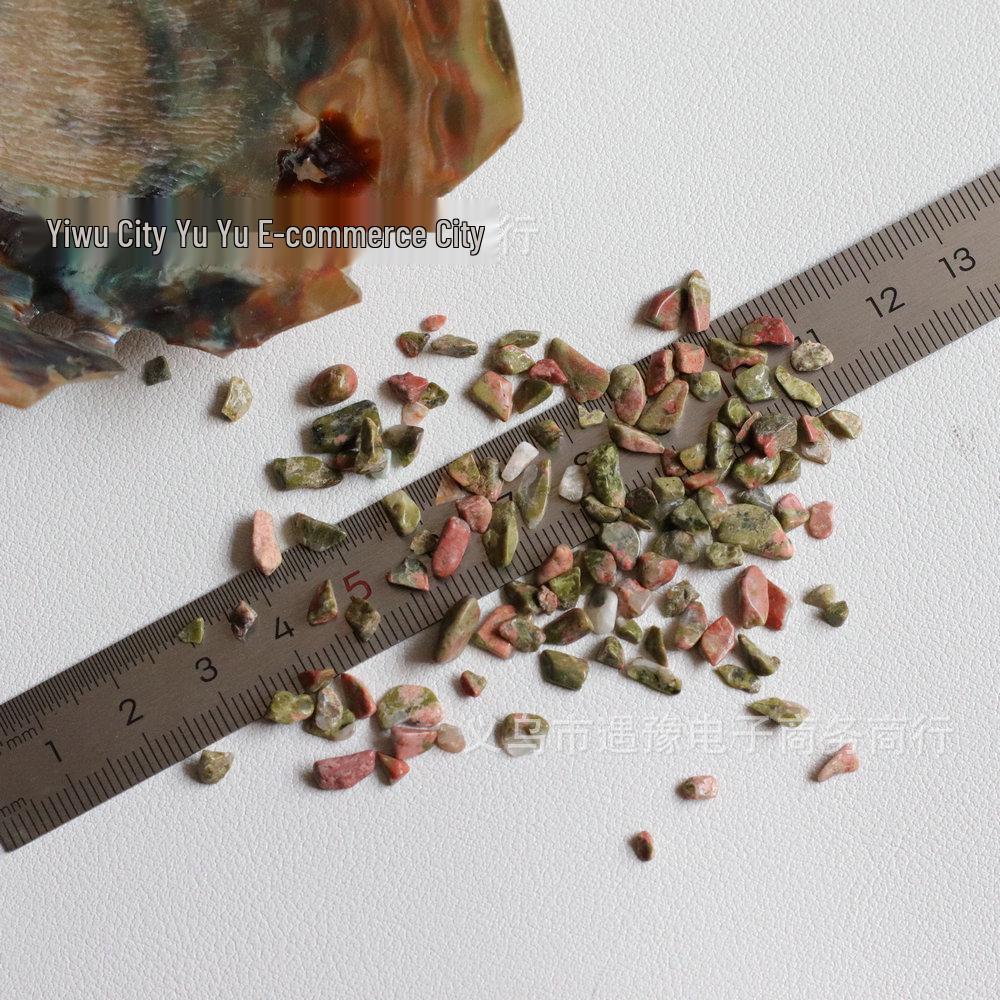 Natural Crystal Pebble Bracelet & Irregular Nail Art Stickers – Jewelry, Decor & Fish Tank Accessories
