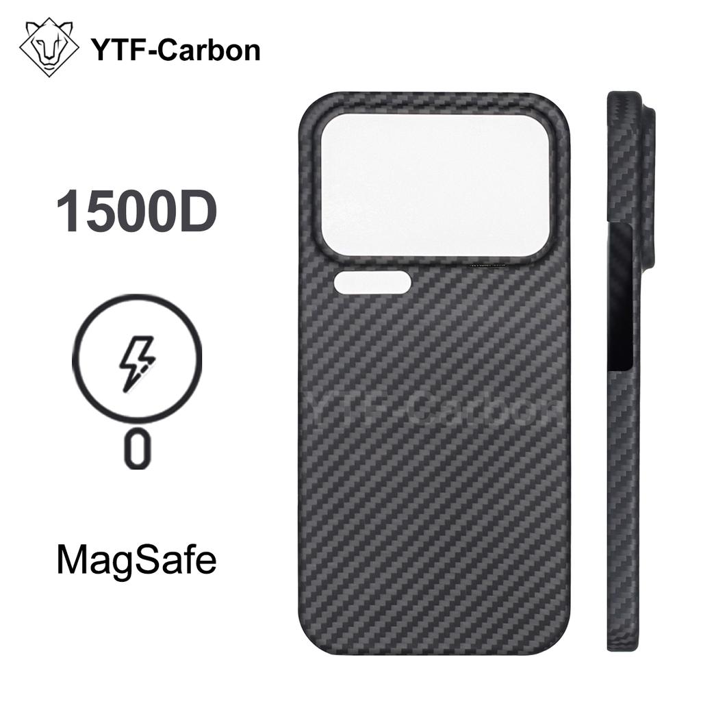 YTF Carbon for Xiaomi Carbon Fiber Phone Case 17 17Pro 17 Pro Max Kevlar Aramid Fiber 15 15Pro 15 Pro Max Ultra-thin Case