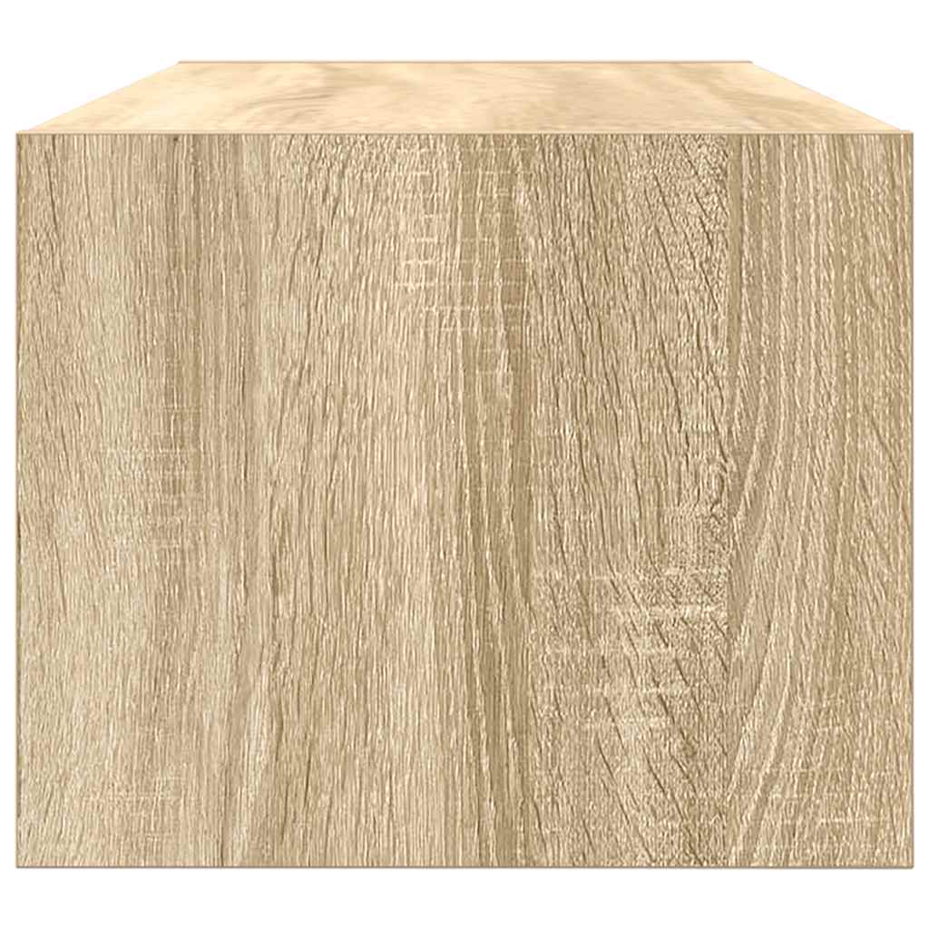 TV Cabinets (2 pcs) Sonoma Oak 80 x 31 x 25.5 cm Particleboard