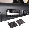 6PCS Carbon Fiber Interior Inner Door Bowl Cover Trim For Toyota Tundra 2007-13