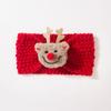 Christmas Children's Headband New Knitted Baby Wool Headband Cute Solid Color Baby Headgear Autumn and Winter