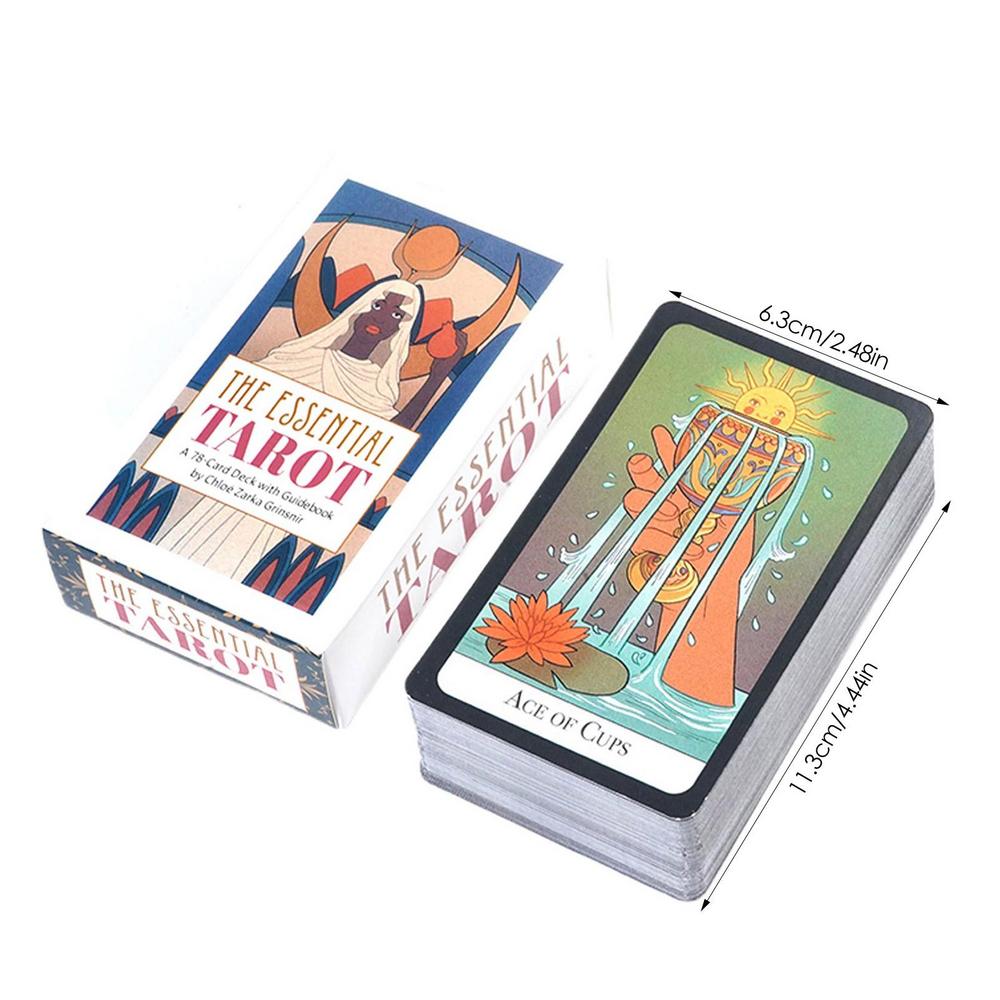 The Essential Tarot Card For Beginners Classic Traditional Tarot Deck For Fortune Telling Divination Board Game Cards