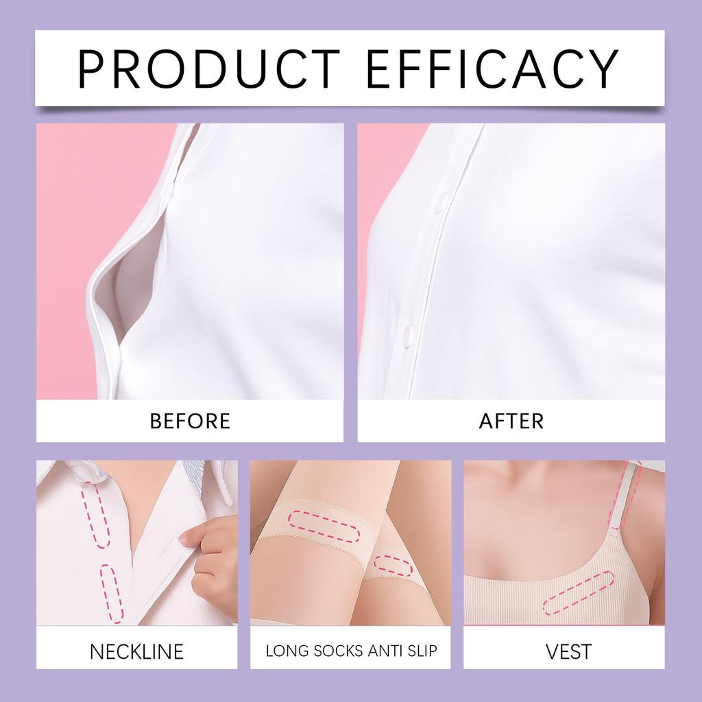 Jaysuing Anti-Exposure Roll-On Adhesive Non-Slip & Leak-Proof Gentle Formula Prevents Exposure Suitable for Whole Body 30ml