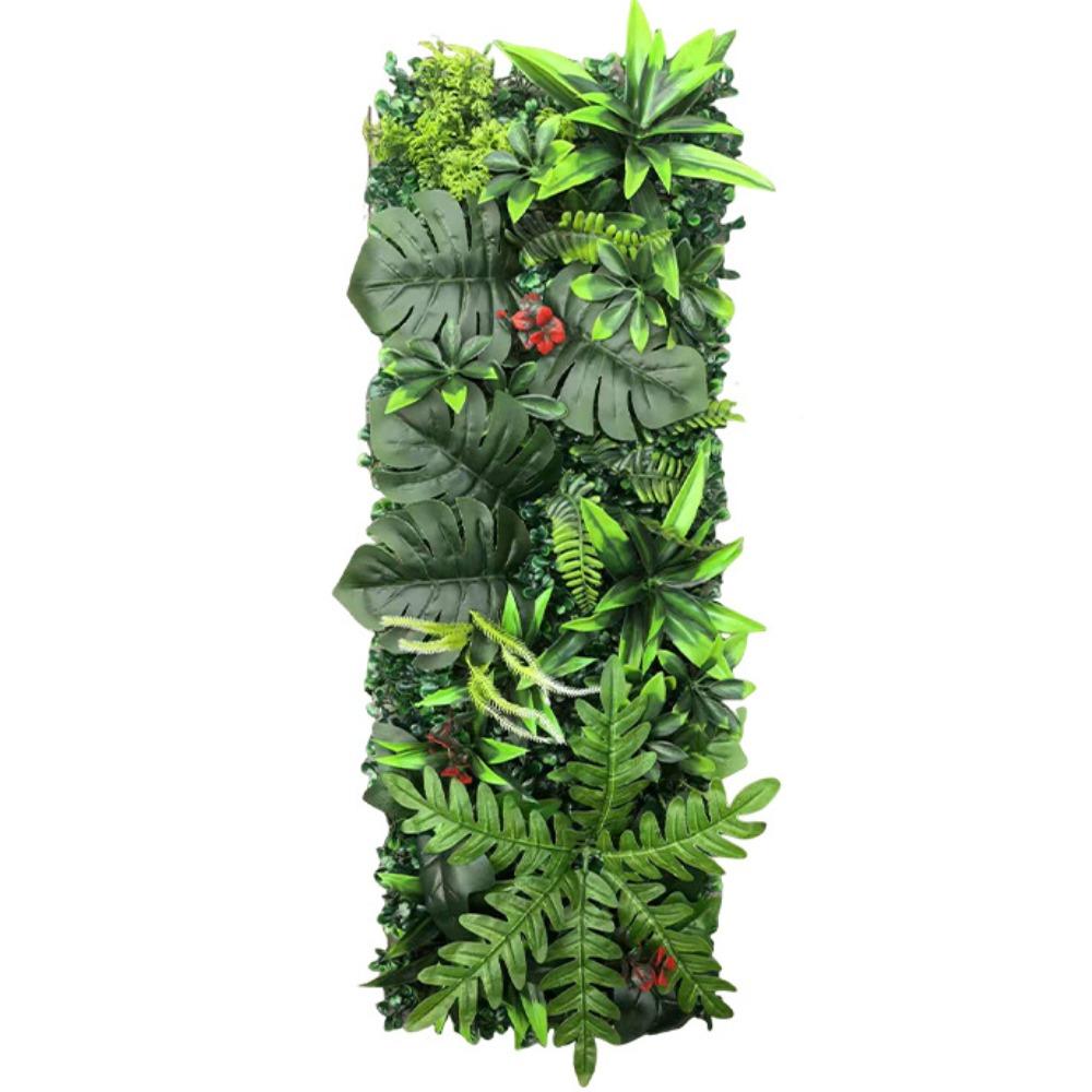 Flower Artificial Eucalyptus Carpet UV Protection Artificial Fern Grass Privacy Screen