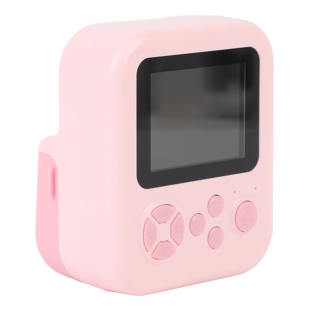 Camera   Print 48MP Photo 1080P Video 2.4 In   Screen Portable Camera 1200mAh Battery Support Music Games Play with 180 Degree Rotating Lens