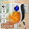 Електричний міні-нагрівач Тепловентилятор потужністю 500 Вт Портативна розетка для дому