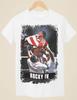 Rocky IV - Camiseta Blanca Unisex Inspirada en el Cartel de la Película Camiseta Unisex