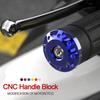2Pcs CNC Motorcycle Handlebar Grips Bar End Cap Plugs Slider Aluminum for 16-18mm Motorbike Handle