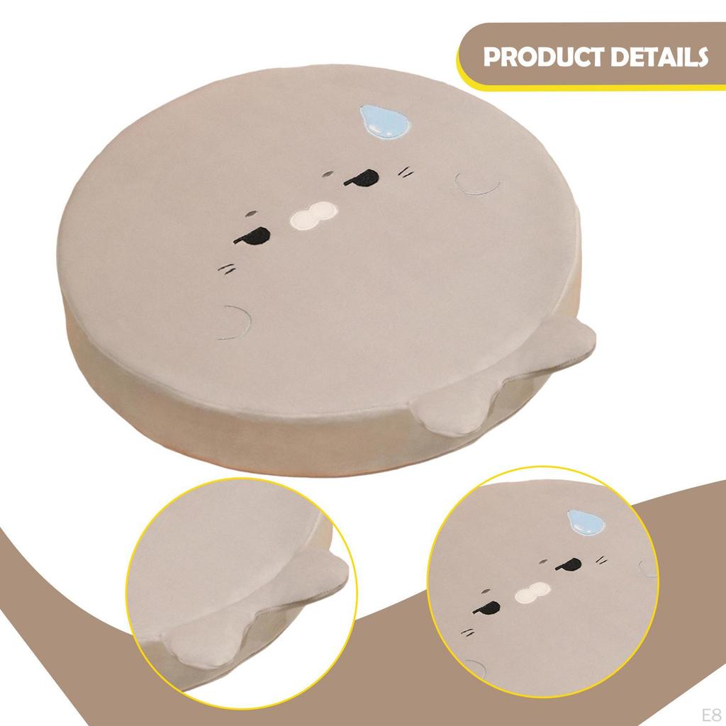 Memory Foam Seat Cushion Cartoon Floor Pouf Mat Soft Seal Design Stool Kitchen Chair Pad for