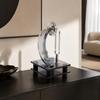 Modern Minimalist Crystal Decorative Sculpture for Entryway