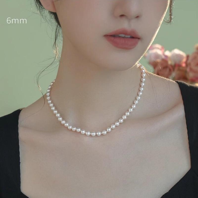 Colier bijuterie perle Aobai Zhenduo Ma Shijia Zhuji 925 Nu se decolorează Versatil pentru femei Simț high-end Primăvară, Vară, Toamnă și Iarnă