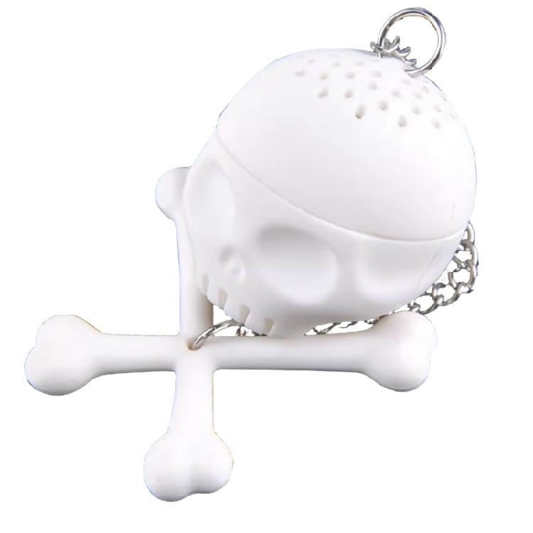 

Silicone Tea Infuser Bone Skull Shape Tea Filter Bag for Restaurant & Home 1