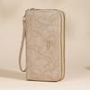 New Double Zipper Long Womens Wallet Large Capacity Multifunctional Clutch Bag Embossed Card Holder Purses Card Holder