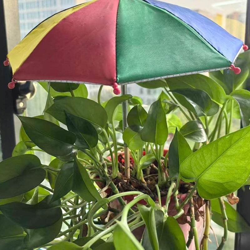 Garden Plant Rainproof Umbrellas Sunshades Umbrellas for Potted Flowers and Succulents Decoration