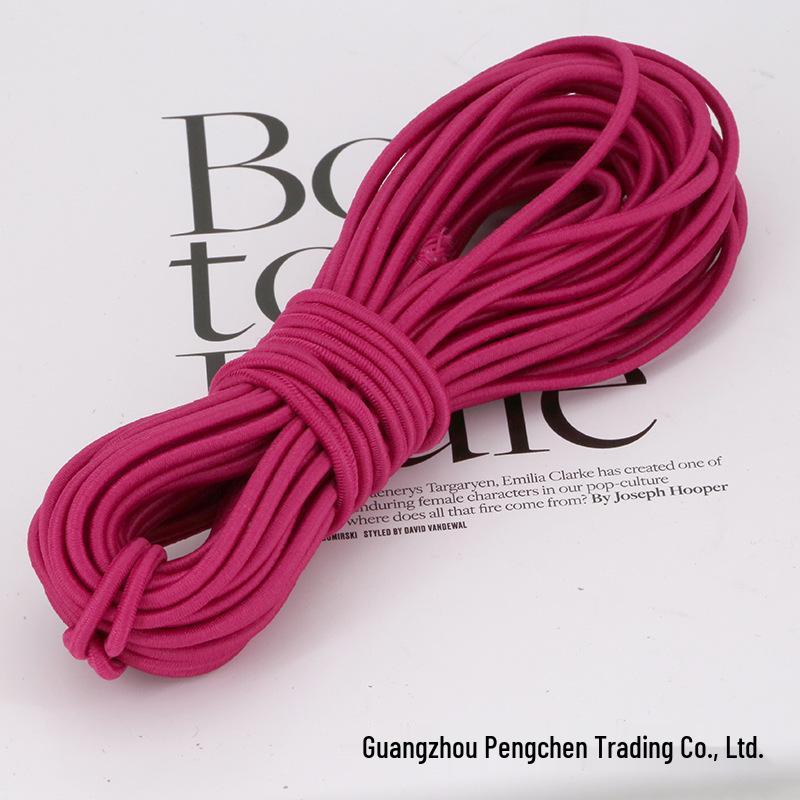 2.5mm High Elasticity Colorful Elastic Rubber Cord