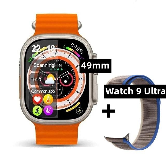 Gps Smartwatch 49mm Ultra 9 Połączenie Bluetooth Nfc Kompas Śledzenie Trasy Ip68 Smartwatch Microwear U9 Ultra Smart Watch Dla Mężczyzn Kobiet