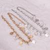 Geometric Gold Silver Alloy Multilayer Necklace For Women Spring 2021